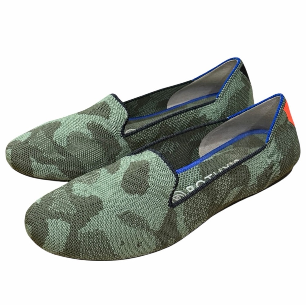Rothy’s The Loafer in Olive Camo Size 7.5 - Picture 3 of 6